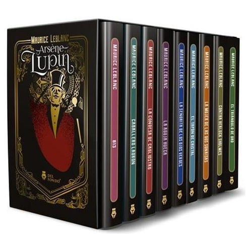 Arsene Lupin - Obras Completas De 9 Libros En Estuche
