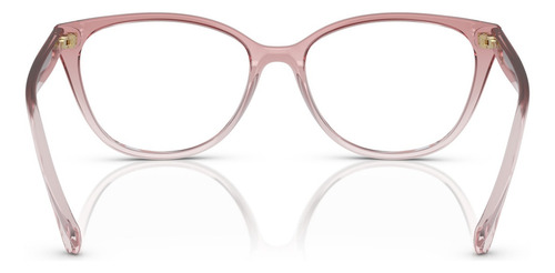 Armação Óculos De Grau Ralph Ralph Lauren Ra7135 6125 55 Cor Rosa Transparente Brilhante