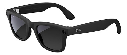 Ray-ban Meta Wayfarer - Preto Fosco Com Lentes Polarizadas