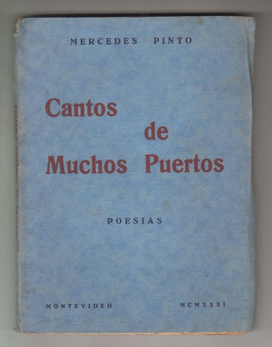 1931 Mercedes Pinto Poesia Feminismo Exilio España Uruguay