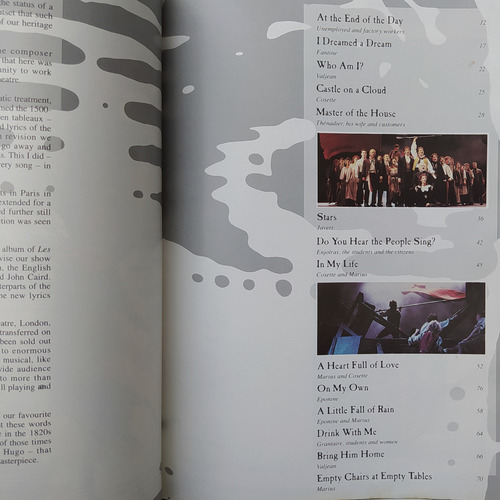 Partitura Del Musical Les Miserables Piano/vocal Made In Usa (Usado)