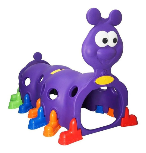 Tunel Centopeia Infantil Roxo - Importway Cor Violeta