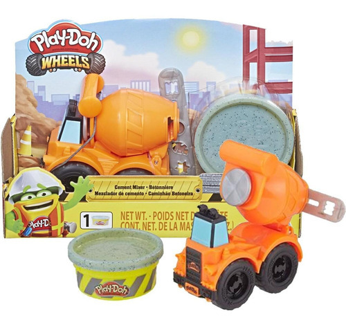 Maceta de modelado Playdoh - Camión mezclador de concreto Hasbro