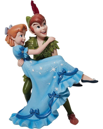 Enesco Disney Showcase Peter Pan Llevando Una Figura De Wend