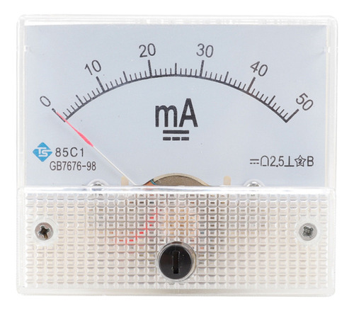 Medidor De Amperímetro De Corriente Del Panel De 0-50ma