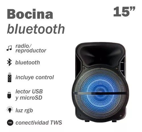 Bocinas Bluetooth Grandes Para Fiestas Con Microfono Para Karaoke De 100 W  Nuevo