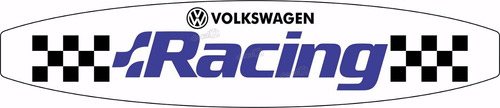 Adesivo Volkswagen Racing Resinado Res14