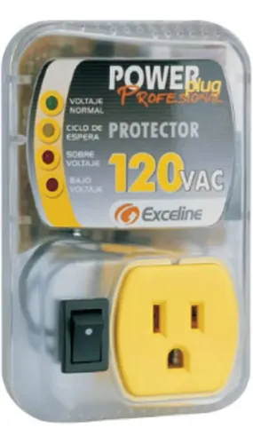 comprar Protector Monofasico Enchufable Power Plug 120 Vac