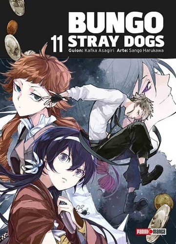 Bungo Stray Dogs: Panini Manga Bungo Stray Dogs N.11, De Kafka Asagiri. Serie Bungo Stray Dogs, Vol. 11. Editorial Panini, Tapa Blanda, Edición 1 En Español, 2019