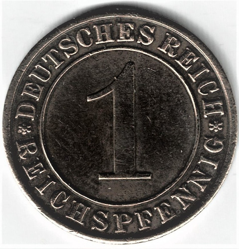 Moneda  De  Alemania  1  Reichspfennig  1934  A  Muy  Buena