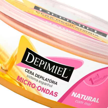Cera Depilatória Natural Mel Sistema Espanhol 200g