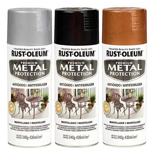 Pintura En Spray Aerosol Metalizado Rust Oleum Metal Ecopint