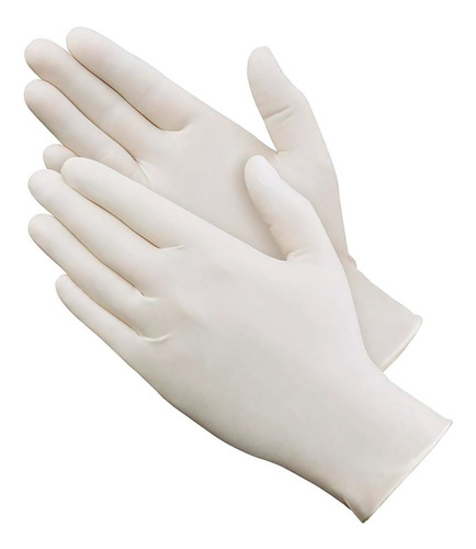 Imagen 5 de 10 de Guante De Latex Descartable X 100u Examinacion S C/ Anmat
