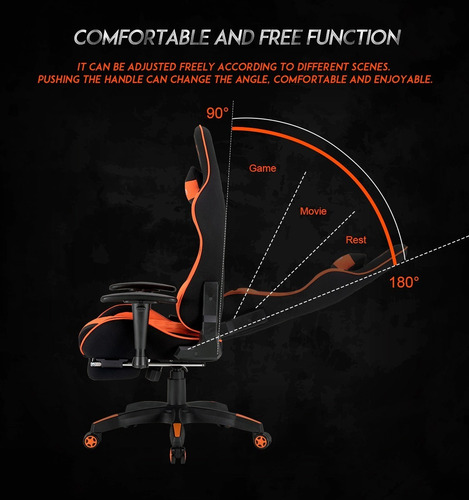 Imagen 9 de 9 de Silla Gamer Reclinable Con Masajeador Meetion Chr 25
