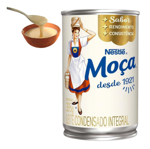 Leite Condensado Integral 8% De Gordura Lata 395g Original
