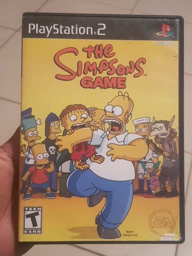 The Simpsons Game Para Ps2 Original 
