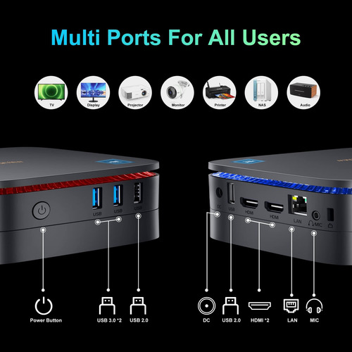 Blackview Mini Pc Mini Computer Mp60 Intel Twin Lake N150 (a