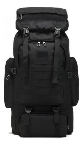 Mochila Táctica Ekol 80l Lona Y Nailon Camuflada
