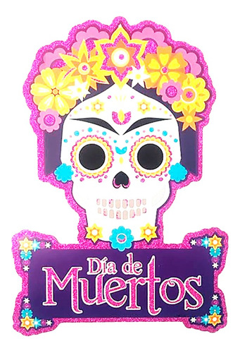 Adorno Día De Muertos Catrina Frida Kahlo