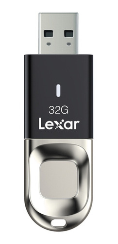 Imagen 1 de 9 de Lexar F35 32gb Usb Flash Drive Usb 3.0 Metal Huella Dactilar