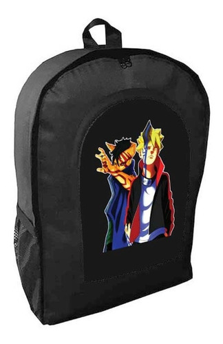 Mochila Negra Boruto Adulto / Escolar A36