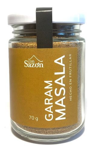 Garam Masala Con Sazón 70g Condimento Premium