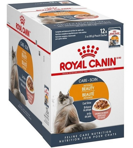 12 Unid. Royal Canin Feline Health Nutrition Intense Beauty