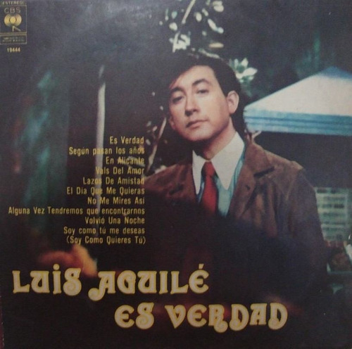 Luis Aguile Es Verdad Vinilo Argentino Lp Pvl