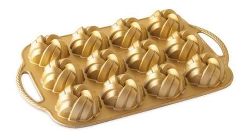 Molde Para Mini Tortas Anniversary Braided Bundt Nordic Ware