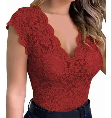 Blusa Roja | MercadoLibre 📦