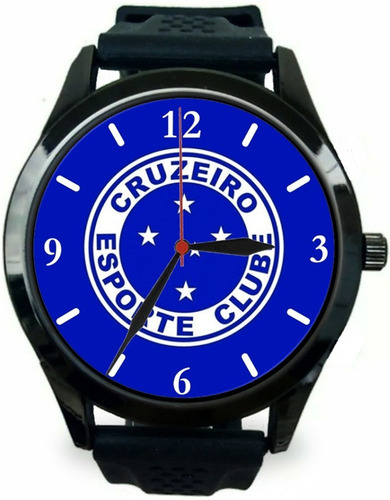 Kit 2 Relógios Pulso Esportivo Cruzeiro Masculino Promoção