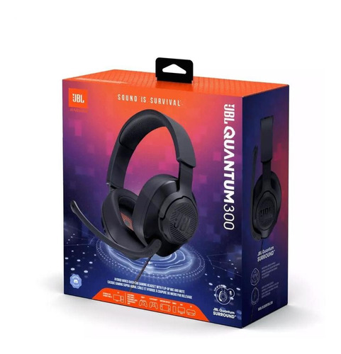 Fone De Ouvido Gamer Jbl Quantum 300 Quantumsound Signature