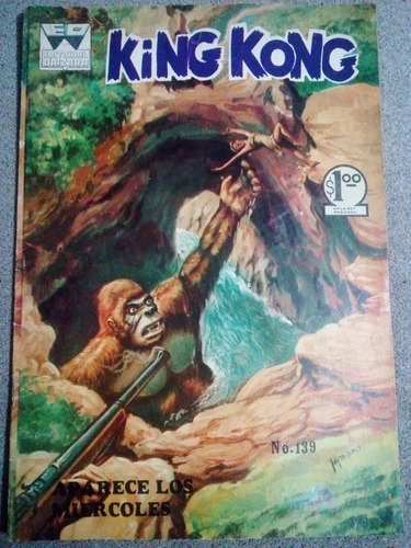 King Kong No.139 Comic Editorial Orizaba Año-1968