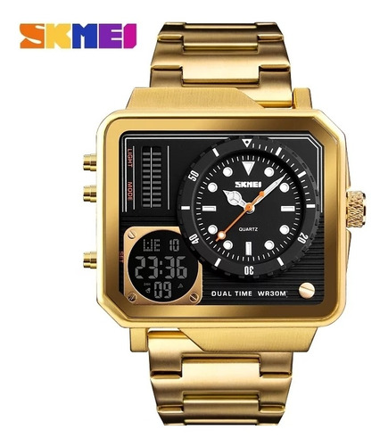 Relógio Masculino Skimei Luxo Digital Funcional