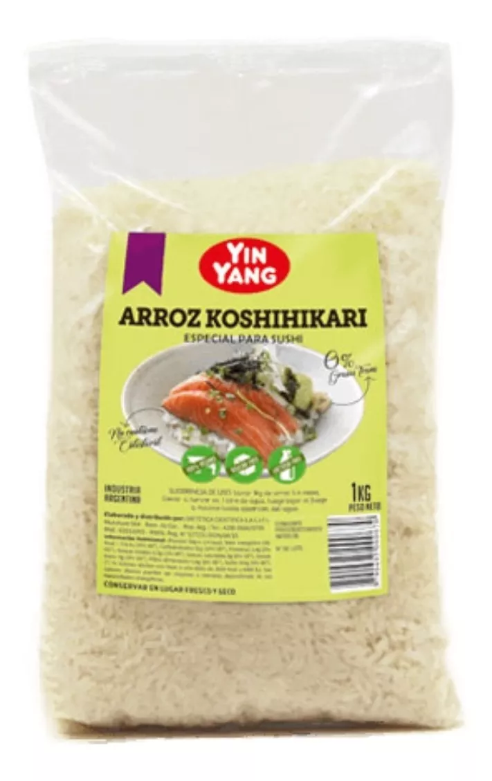 Tercera imagen para búsqueda de arroz koshihikari sushi