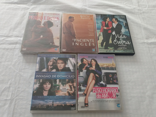 5 Dvd Juliette Binoche Perdas E Danos + O Paciente Ingles+ 3