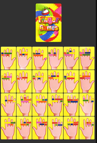 Juguete Didactico Juego Patrones De Anillos Con Elásticos