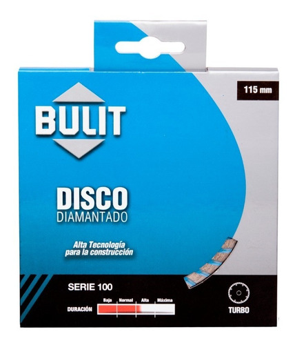 Disco Bulit Diamantado Turbo Serie 100 115mm