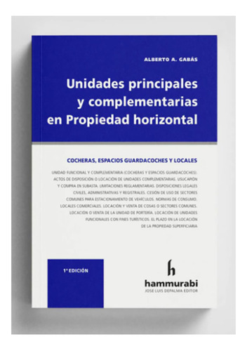 Unidades Principales Y Complementarias En Propiedad Horizont