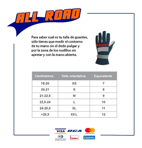 Guantes Moto Ls2 Rust Cuero. Talles S Al Xxl