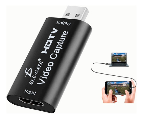 Tarjeta De Captura De Video Y Audio 4k 1080p Hdtv A Usb 2.0