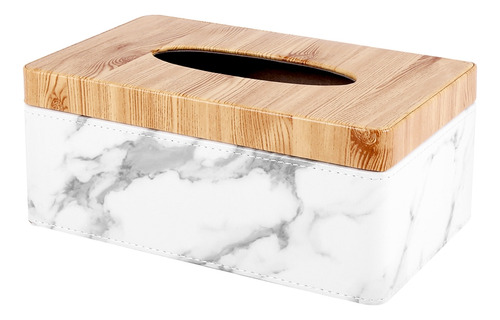 Servilleta Rectangular De Mármol Pu Con Forma De Caja De Pañ