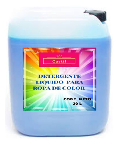 Detergente Liquido Concentrado Para Ropa De Color