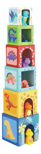 Bloques Apilables Juego De Madera Tooky Toy 