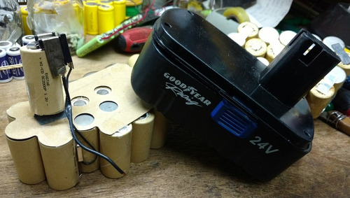 Imagen 4 de 6 de Bateria 24v Recambio De Pilas Internas Bosch Dewalt Makita