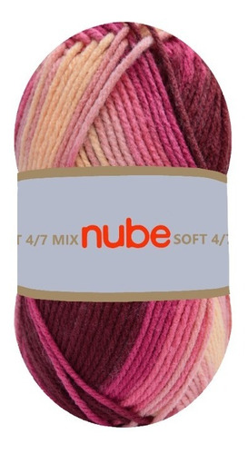 Hilado Nube Soft 4/7 Mix X 1 Ovillo - 100 Grs. Por Color