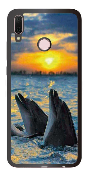 Mar delfín azul agua Animal Funda De Teléfono