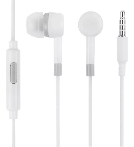 Auriculares Manos Libres Compatibles Xiaomi Huawei Samsung ® Color Blanco