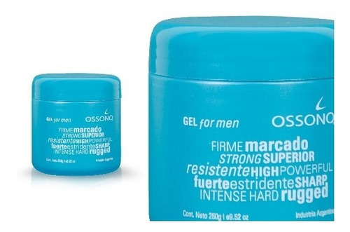 Gel For Men Ossono Powerfull Extra Fijacion X 250 Gr Envíos