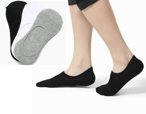 12 Pares De Calcetines Invisibles Hombre Bambú